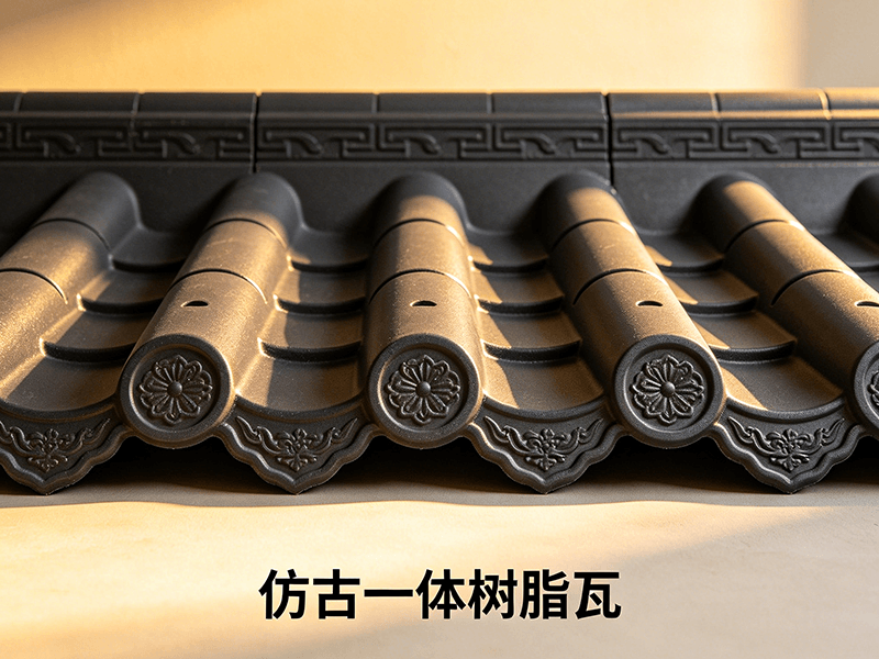 喜报：我司新款高耐候仿古一体树脂瓦正式上市